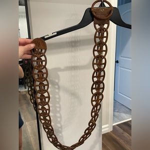 Hollister leather belt